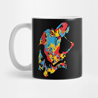 Saxophone Musician Paint Style Mug